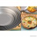 Homyl Pizza Tray Holes Plate Round Anodized Aluminum Pizza Baking Pan Pancake Pie - 11 inch - B07CYMD82L